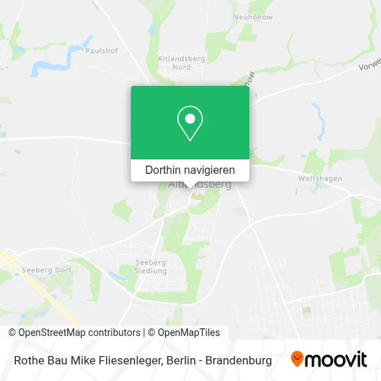 Rothe Bau Mike Fliesenleger Karte