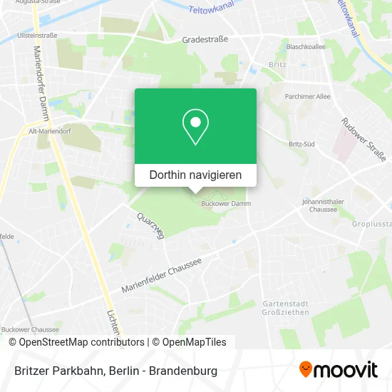 Britzer Parkbahn Karte