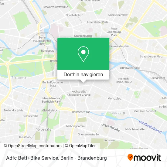 Adfc Bett+Bike Service Karte