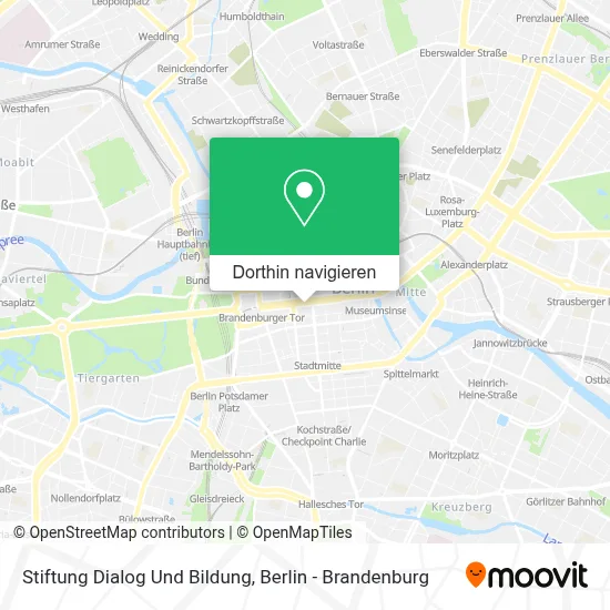 Stiftung Dialog Und Bildung Karte
