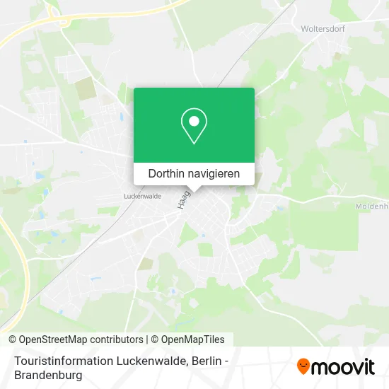 Touristinformation Luckenwalde Karte