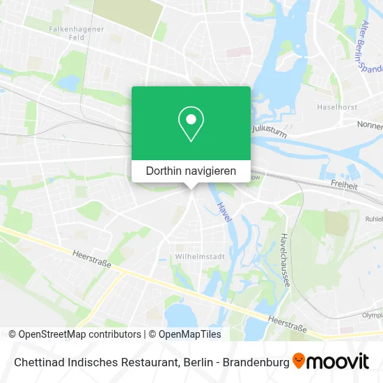 Chettinad Indisches Restaurant Karte