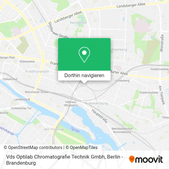 Vds Optilab Chromatografie Technik Gmbh Karte