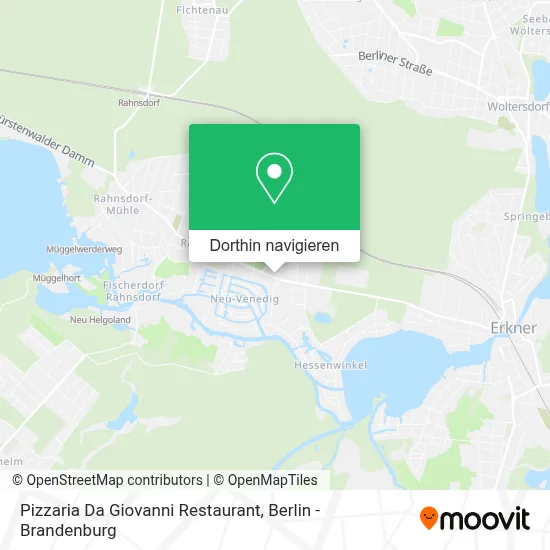 Pizzaria Da Giovanni Restaurant Karte