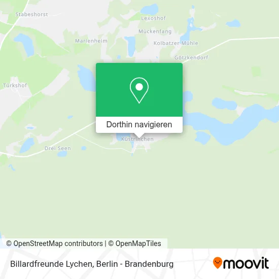 Billardfreunde Lychen Karte
