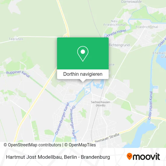 Hartmut Jost Modellbau Karte