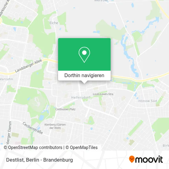 Destlist Karte