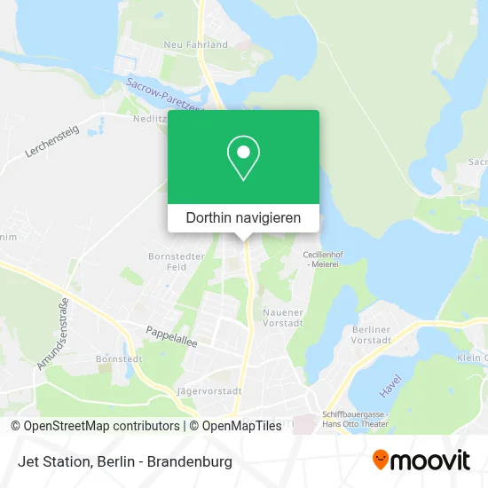 Jet Station Karte