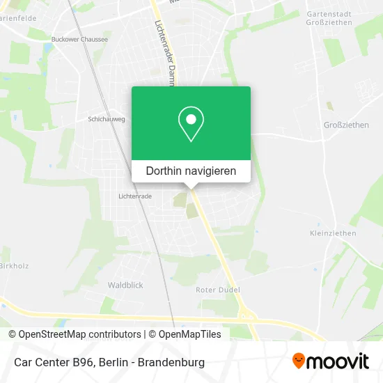 Car Center B96 Karte