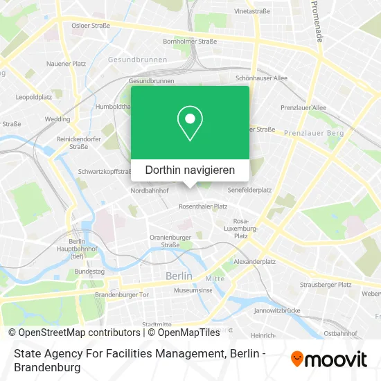 State Agency For Facilities Management Karte