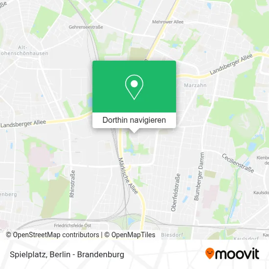Spielplatz Karte