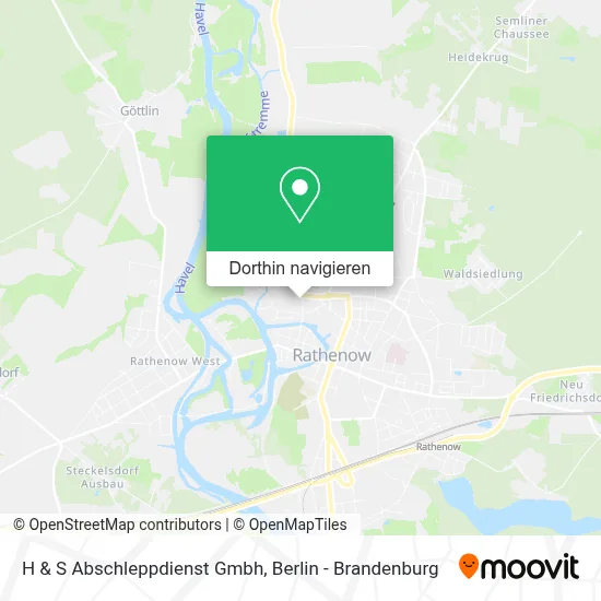 H & S Abschleppdienst Gmbh Karte
