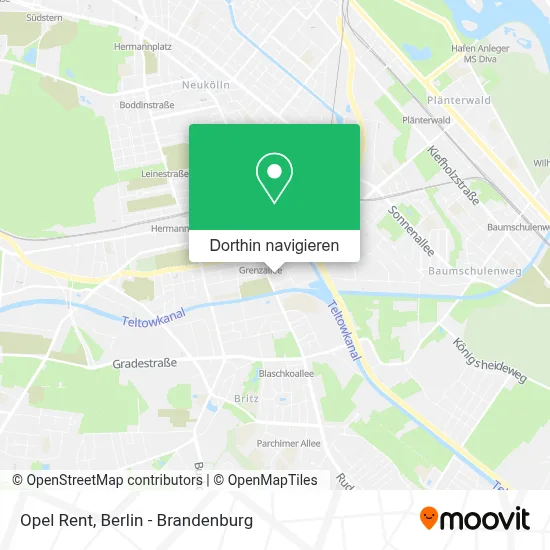 Opel Rent Karte