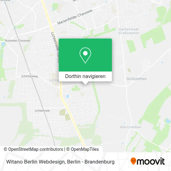 Witano Berlin Webdesign Karte