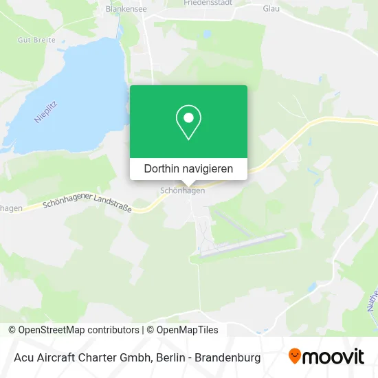 Acu Aircraft Charter Gmbh Karte