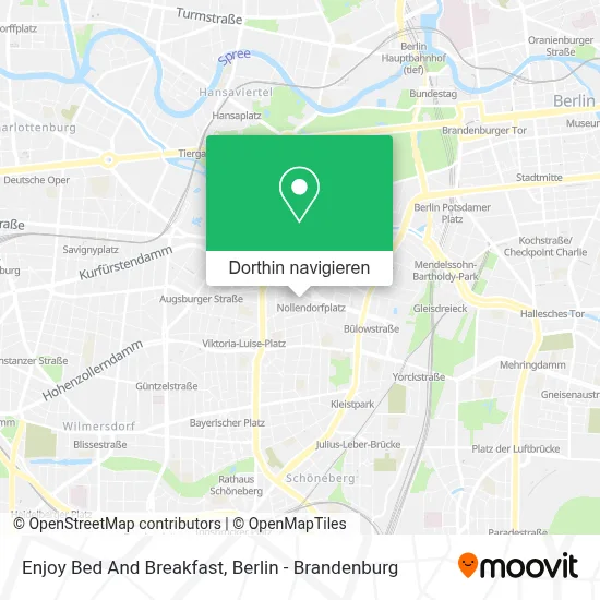 Enjoy Bed And Breakfast Karte