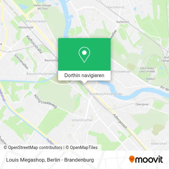 Louis Megashop Karte