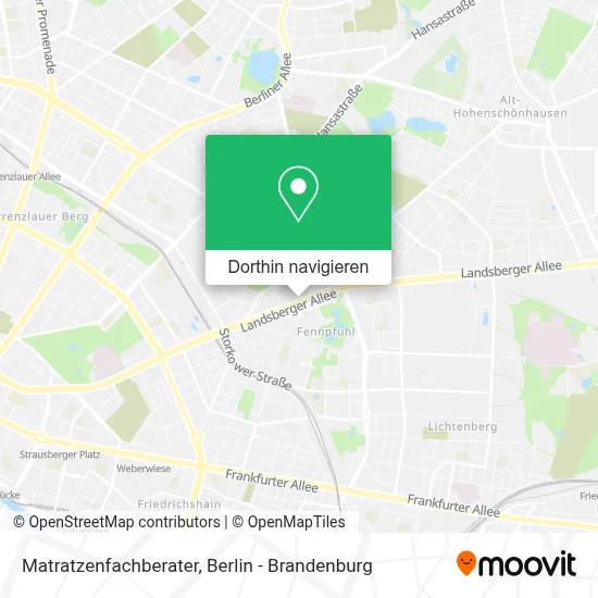 Matratzenfachberater Karte