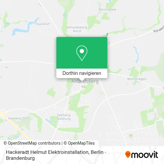 Hackeradt Helmut Elektroinstallation Karte