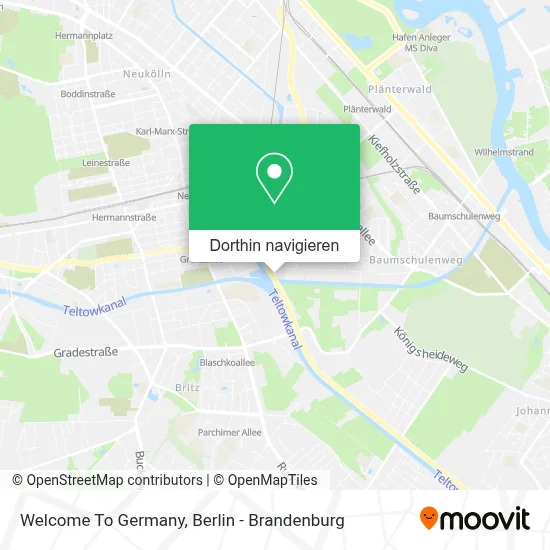 Welcome To Germany Karte