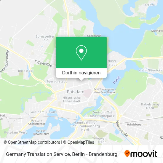Germany Translation Service Karte