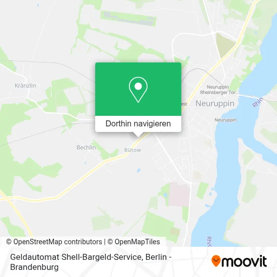 Geldautomat Shell-Bargeld-Service Karte