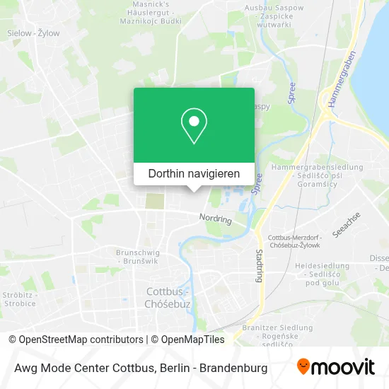 Awg Mode Center Cottbus Karte