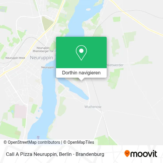 Call A Pizza Neuruppin Karte