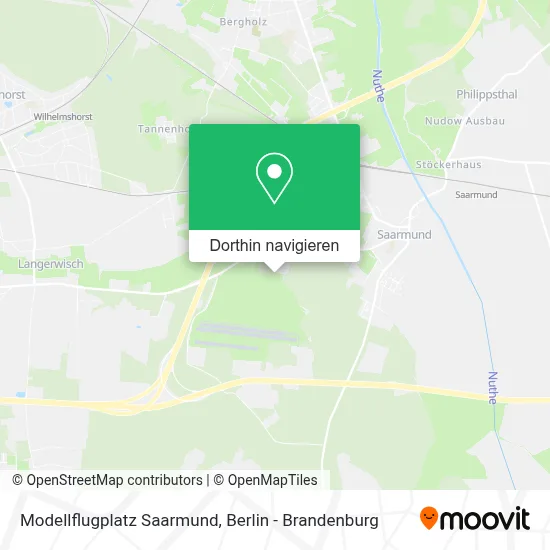 Modellflugplatz Saarmund Karte