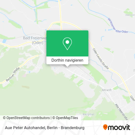 Aue Peter Autohandel Karte