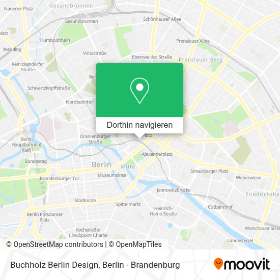Buchholz Berlin Design Karte