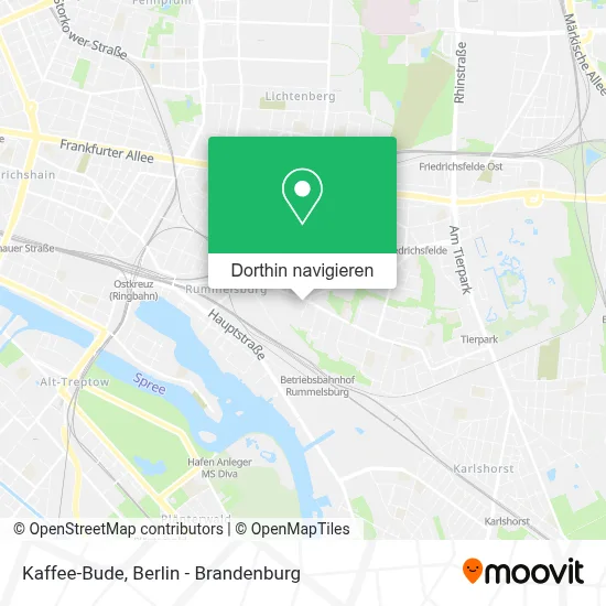 Kaffee-Bude Karte