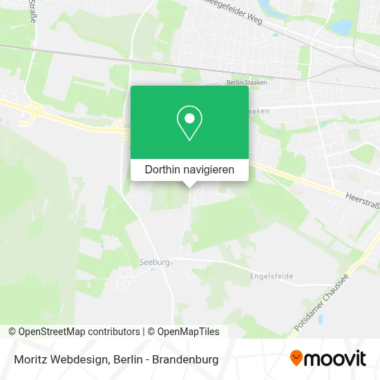 Moritz Webdesign Karte