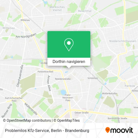 Problemlos Kfz-Service Karte