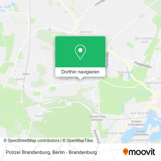 Polizei Brandenburg Karte