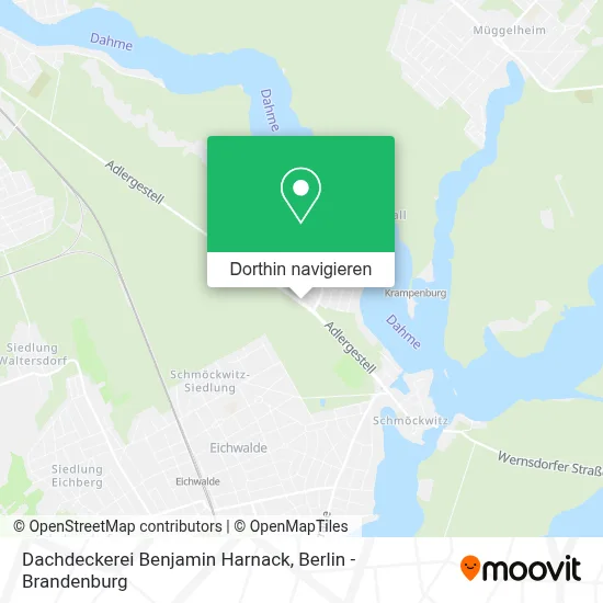 Dachdeckerei Benjamin Harnack Karte