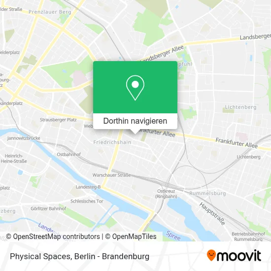 Physical Spaces Karte