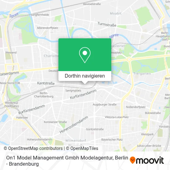 On1 Model Management Gmbh Modelagentur Karte