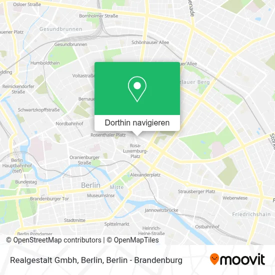 Realgestalt Gmbh, Berlin Karte