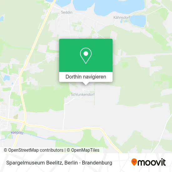 Spargelmuseum Beelitz Karte