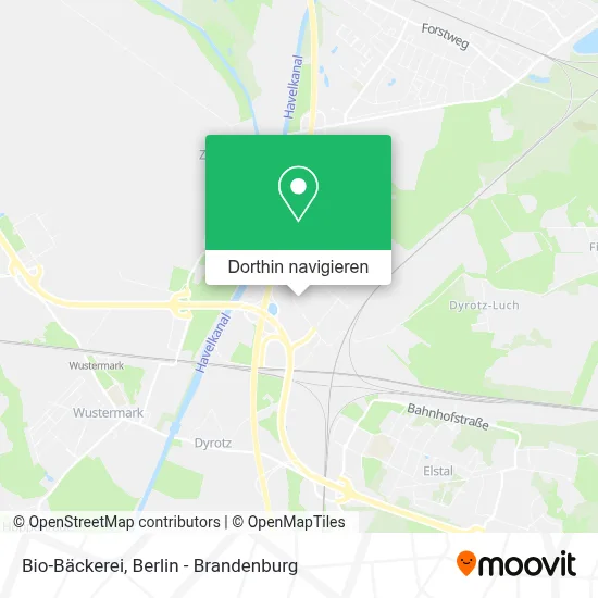 Bio-Bäckerei Karte