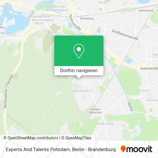 Experts And Talents Potsdam Karte