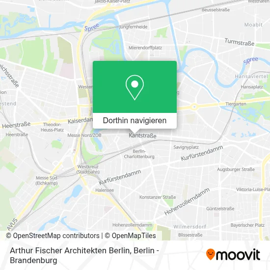 Arthur Fischer Architekten Berlin Karte