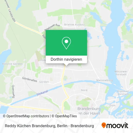 Reddy Küchen Brandenburg Karte