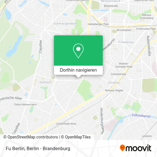 Fu Berlin Karte