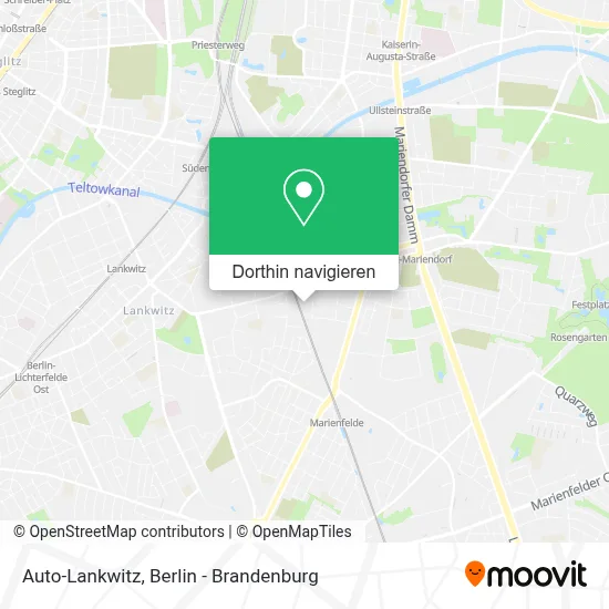 Auto-Lankwitz Karte
