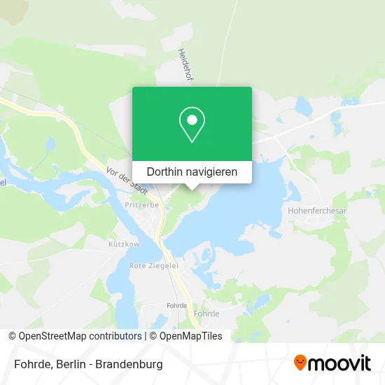 Fohrde Karte