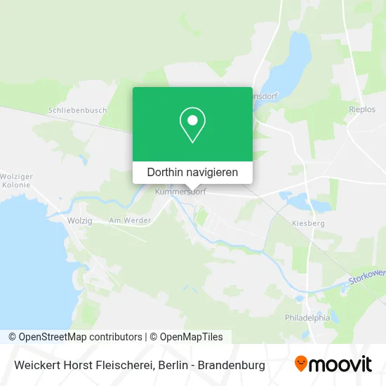 Weickert Horst Fleischerei Karte