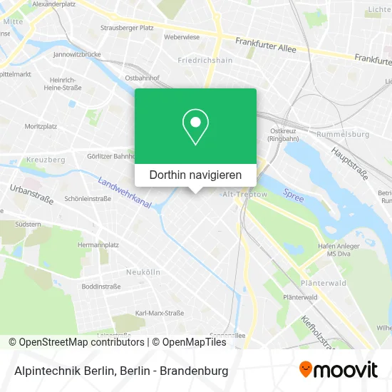 Alpintechnik Berlin Karte