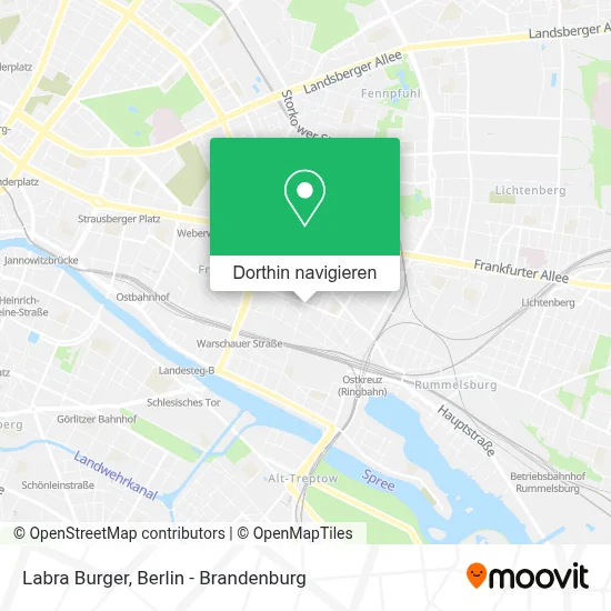 Labra Burger Karte